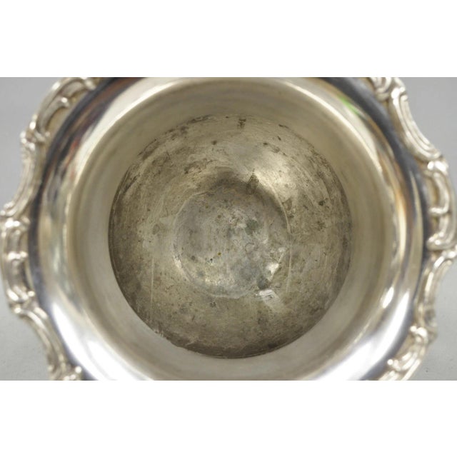 Vintage Leonard Silver Plated Trophy Cup Urn Champagne Chiller Bar Ice Bucket For Sale - Image 9 of 16
