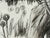Drawing/Sketching Materials Drawing of European Laborer in Charcoal, Framed For Sale - Image 7 of 12