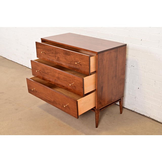 Paul McCobb Planner Group Solid Birch Dresser or Chest of Drawers, Newly Refinished For Sale In South Bend - Image 6 of 15