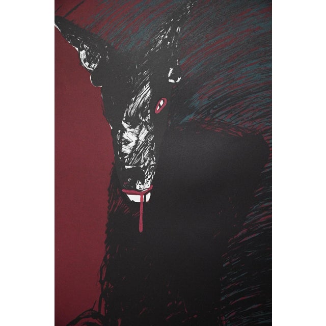 A lithograph in colors by Fritz Scholder (1937 to 2005), the Luiseño artist who upended Native American painting and...