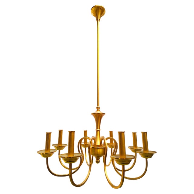 Chandelier by Oscar Torlasco for Lumi Milano For Sale