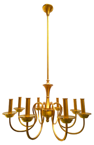 Chandelier by Oscar Torlasco for Lumi Milano