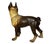 Large Antique Cast Iron French Bulldog Dog Doorstop.