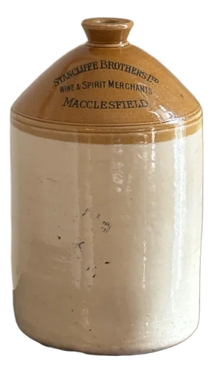 Antique English Stoneware Flagon