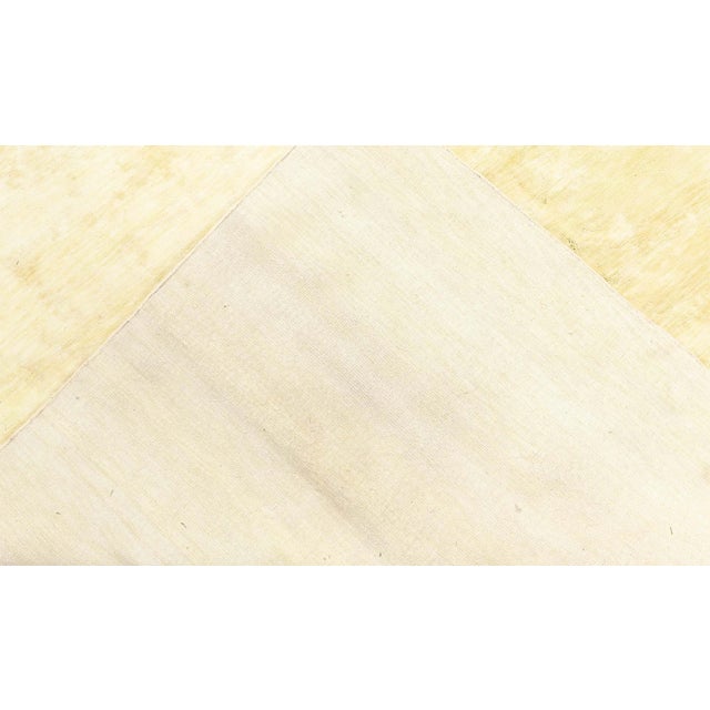 Contemporary Yellow Silk Hand Knotted Rug by Doris Leslie Blau For Sale In New York - Image 6 of 6