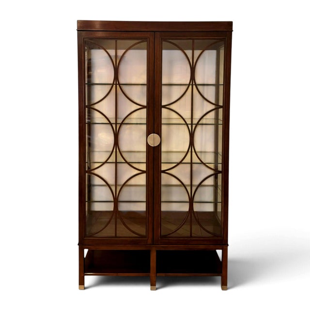 Early 21st Century Hickory White Hickory White Skyloft Bunching Display or China Cabinet For Sale - Image 5 of 18