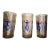 1940s Swanky Swig Blue Dancing Stick Figure Sailors on Tumbler Glass- Set of 3 For Sale