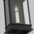 Visual Comfort Chapman & Myers by Visual Comfort Studio Cupertino 1-Light Outdoor Small Lantern Sconce in Textured Black For Sale - Image 4 of 6