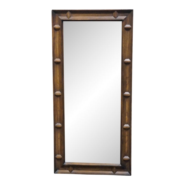 Century Furniture Solid Oak Spanish Mediterranean 24" Mirror 311-231 For Sale