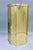 Vintage Hexagonal Brass Umbrella Stand — Tall Tapered Lacquered Brass For Sale - Image 4 of 10