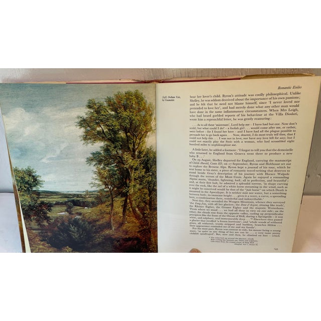 Gold 1970 “Romantic England - Writing and Painting - 1717-1851” For Sale - Image 8 of 8