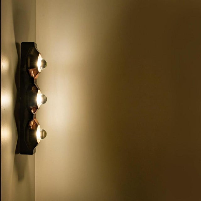 Wall Lights in Brown Ceramic from Pan, Denmark, 1970, Set of 2 For Sale - Image 12 of 13