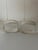 Add a charming French touch to the table with this vintage pair of silverplate napkin rings, beautifully engraved “Madame”...