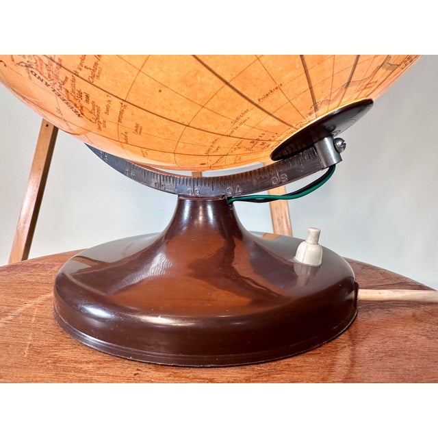 Vintage German Plastic Table Globe from Süd-West Verlag München, 1930s For Sale - Image 9 of 18