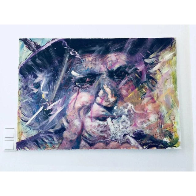Franke Gallery, Keith Richards Rolling Stones, Art Canvas Acrylic & Painting For Sale - Image 9 of 9