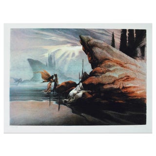 Yslaire Bernard, Lovers' Island, 1995, Silkscreen For Sale