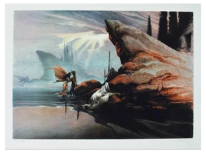 Yslaire Bernard, Lovers' Island, 1995, Silkscreen