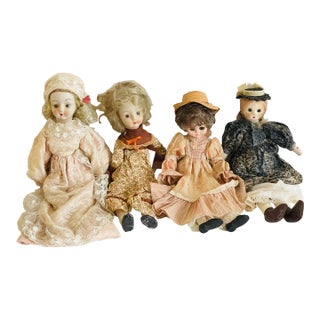 4 Vintage Collectible Dolls Toys For Sale