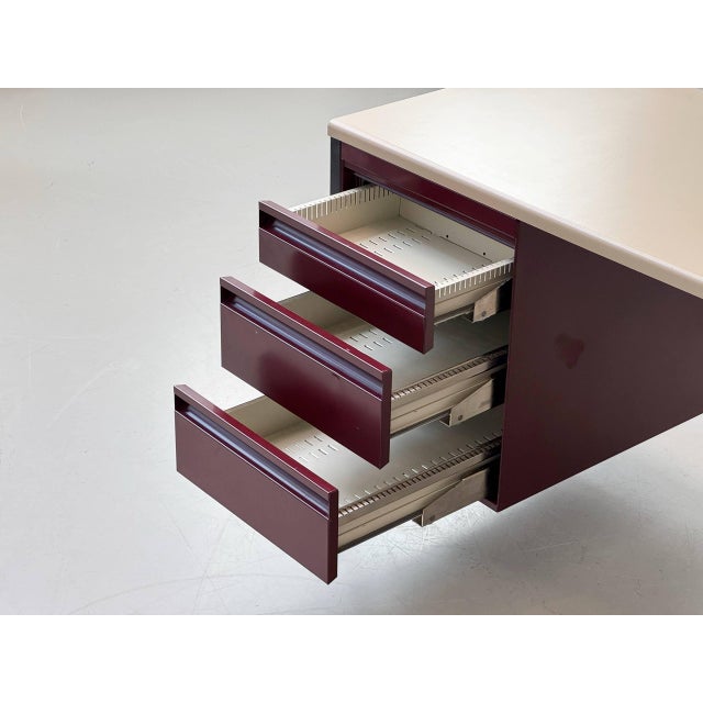 Bigla Desk in Tubular Steel with Metal Frame, 1970s For Sale - Image 6 of 18