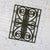 Handsome vintage Gothic Revival style architectural cast aluminum decorative window panel or scroll grate wall hanging...
