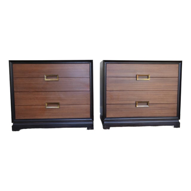 Mid Century Bachelor Chests After Paul Frankl - A Pair For Sale