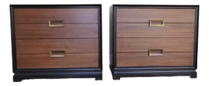 Mid Century Bachelor Chests After Paul Frankl - A Pair