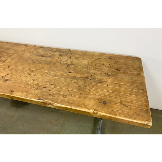Industrial Dining Table, 1960s For Sale - Image 9 of 10