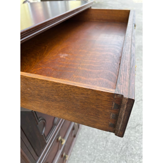 Antique John Widdicomb Chest of Drawers For Sale - Image 9 of 12