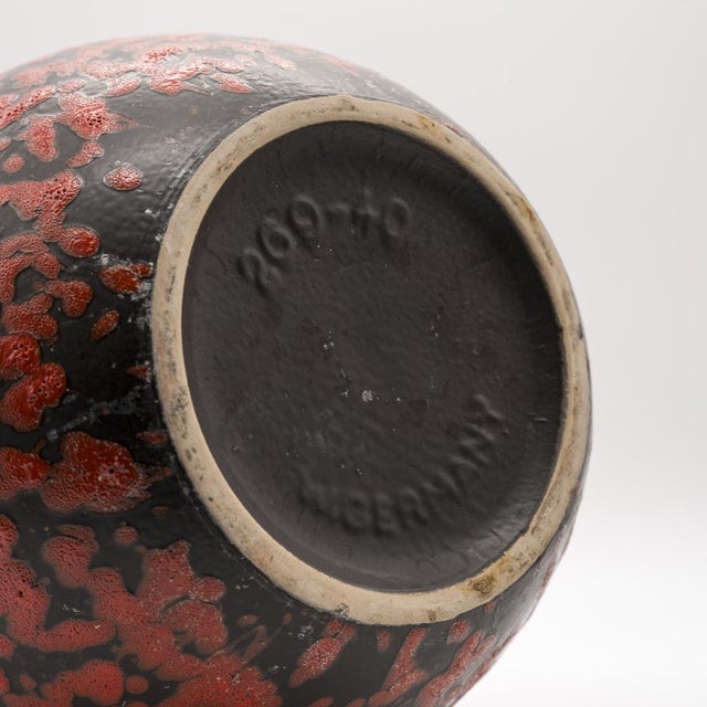 1970s Mid-Century Floor Vase from Scheurich Keramik, West Germany, 1970s For Sale - Image 5 of 6