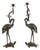 Antique Japanese Bronze Pricket Candlesticks, 19th Century, Set of 2 For Sale