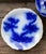 Japanese Mid 20th Century Koransha Japanese Cobalt Blue Pine Tree Porcelain Charger For Sale - Image 3 of 10