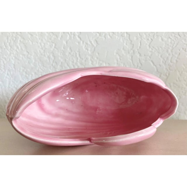Circa 1970 Art Deco-Inspired Pink Porcelain Sleeping Swan Cachepot / Planter For Sale - Image 9 of 13