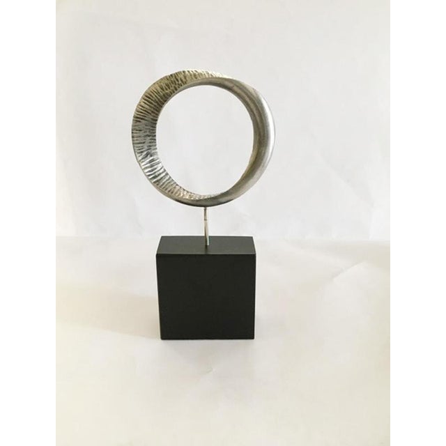 Vintage Italian Aluminium Multiple Abstrac Sculpture by Jiro Sugawara, 1980 For Sale - Image 12 of 18