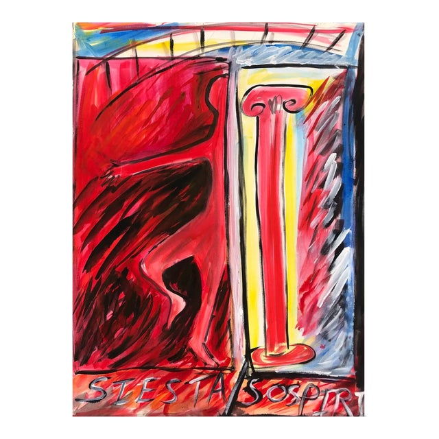 1986 Adrienne Anderson Modern Painting For Sale