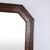 Rectangular Mirror with Carved Dark Oak Frame, 1940s For Sale - Image 3 of 8