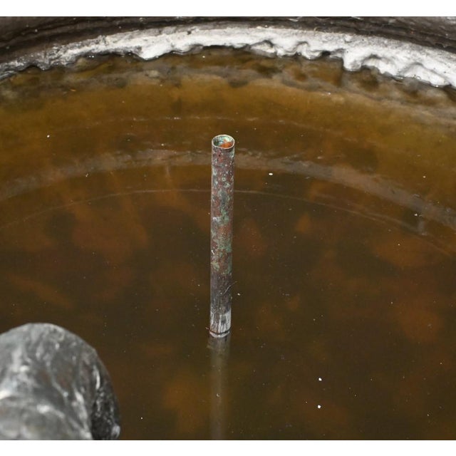 Large Classical Italian Bronze Bird Fountain Statue For Sale - Image 17 of 18