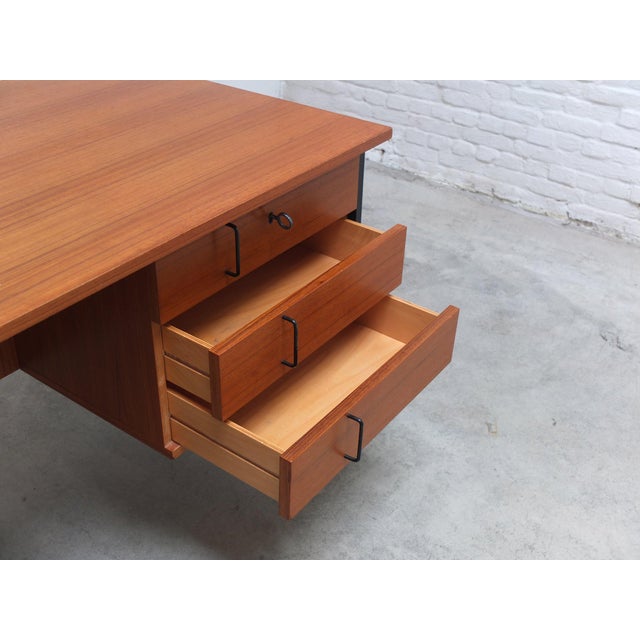 Vintage Freestanding Desk by Günter Renkel for Rego, 1960s For Sale - Image 13 of 18