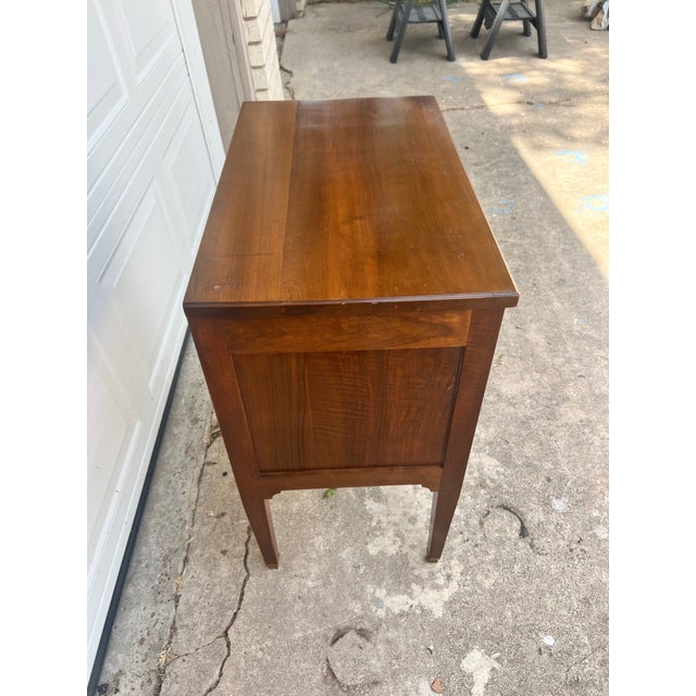 French 19th Century Louis XVI Solid Walnut Chest of Drawers For Sale - Image 12 of 12