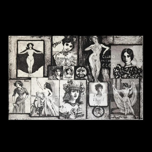 Frank Martin, British (1921-2005) Intaglio Etching Titled "Nineteen Hundred". Artist signed and numbered 11/50. Framed...