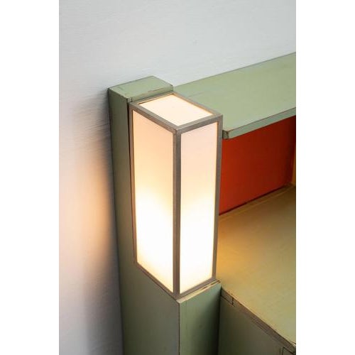 Modernist Cabinet with Lamp, 1920s For Sale - Image 7 of 18