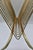 Vintage Mid-Century Brass-Tone Wire Magazine Rack For Sale In Austin - Image 6 of 9