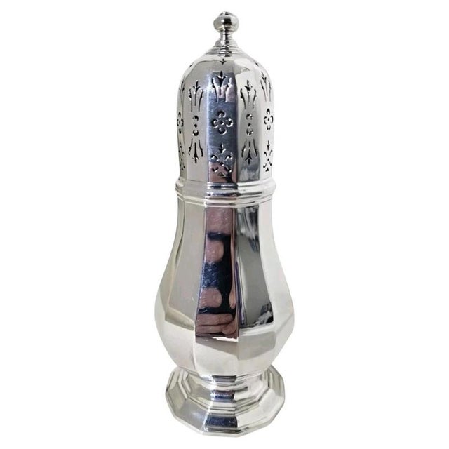 Antique William Suckling Sterling Silver Sugar Caster, Birmingham, 1932 For Sale - Image 15 of 15