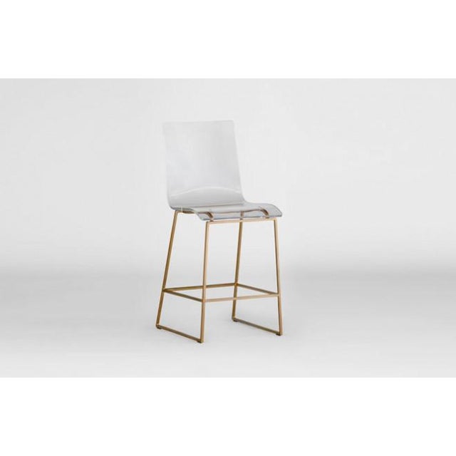 Modern Style Gabby Acrylic King Counter Stools Set of 4 Chairish