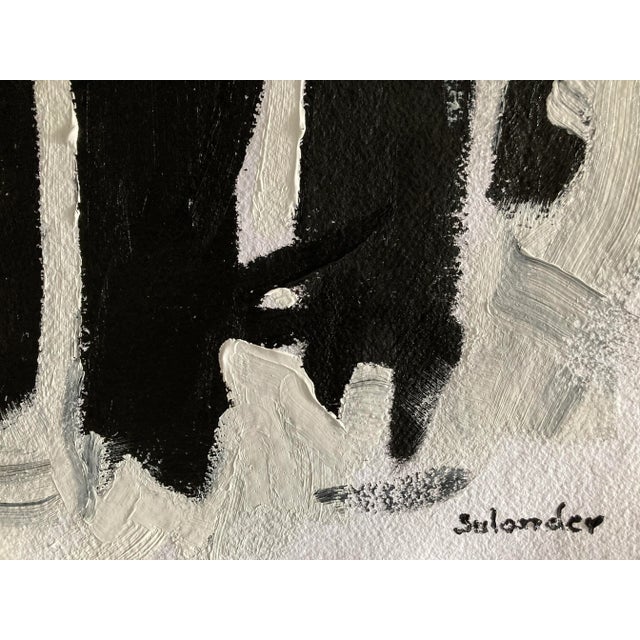 Abstract Contemporary Abstract Acrylic Painting by Erik Sulander For Sale - Image 3 of 5