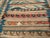 Antique Kurdish Bidjar Tribal Kilim Rug, Handwoven Wool, Stripe Pattern, Turquoise & Yellow, 5x9 For Sale - Image 13 of 15