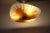 Glass Mid-Century Glass Ceiling Lamp by Napako, 1960s For Sale - Image 7 of 12