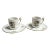 Pair of Herend Rothschild Bird Espresso Mocha Demitasse Cup With Saucer For Sale