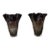 Contemporary Bradburn Art Glass Hurricane Table Lamps - a Pair For Sale