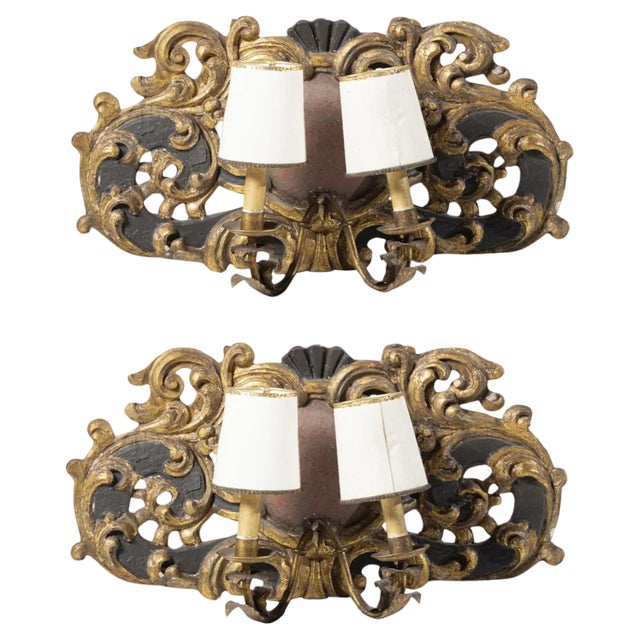 Italian Sconces, 18th Century, Set of 2 For Sale