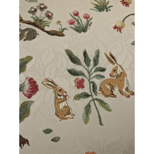 Stunning Pair of Louis XVI Fluted Chairs With Custom Tracers & Co. Cluny Lampis Brocade Upholstery For Sale - Image 16 of 16